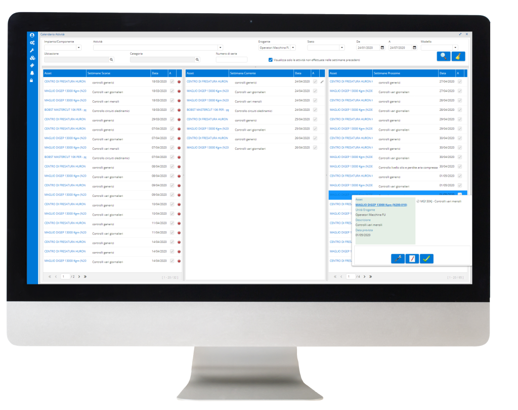 Maint-Tree Piani di Manutenzione
